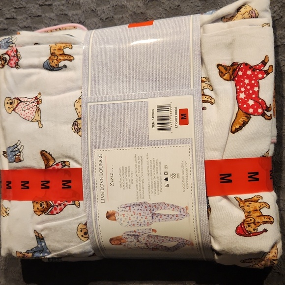 NWT Womens Flannel PJ Set Size M - Picture 2 of 3